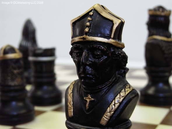 Richard the Lionheart Hand Decorated Theme Chess Set