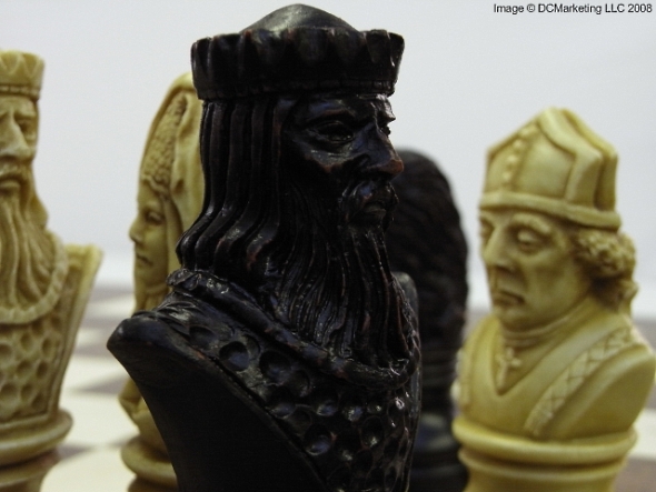 Richard the Lionheart Plain Theme Chess Set