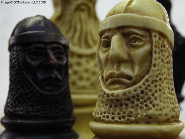 Richard the Lionheart Plain Theme Chess Set