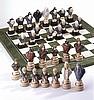 Lord of the Rings Hand Decorated Theme Chess Set