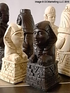 Egyptian Plain Theme Chess Set